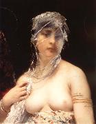 Henri Lucien Doucet Beauty of Harem Sweden oil painting artist